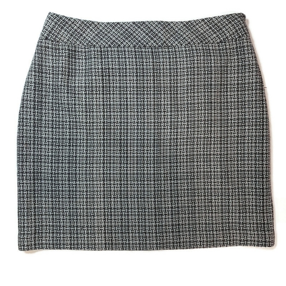 🍁TRES YOU Tweed Pencil Skirt Above Knee Length - Picture 2 of 11